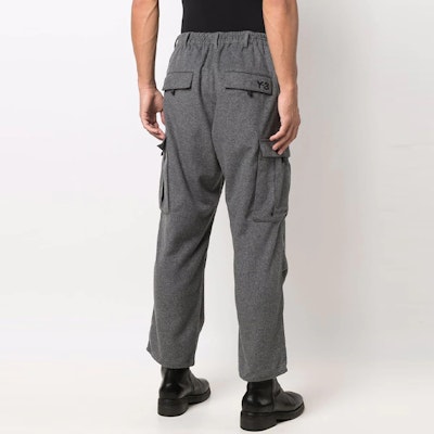Y-3 FW21 灰色抽繩直筒工裝褲 HB3392 Sizing Y-3 FW21 灰色抽繩直筒工裝褲 HB3392