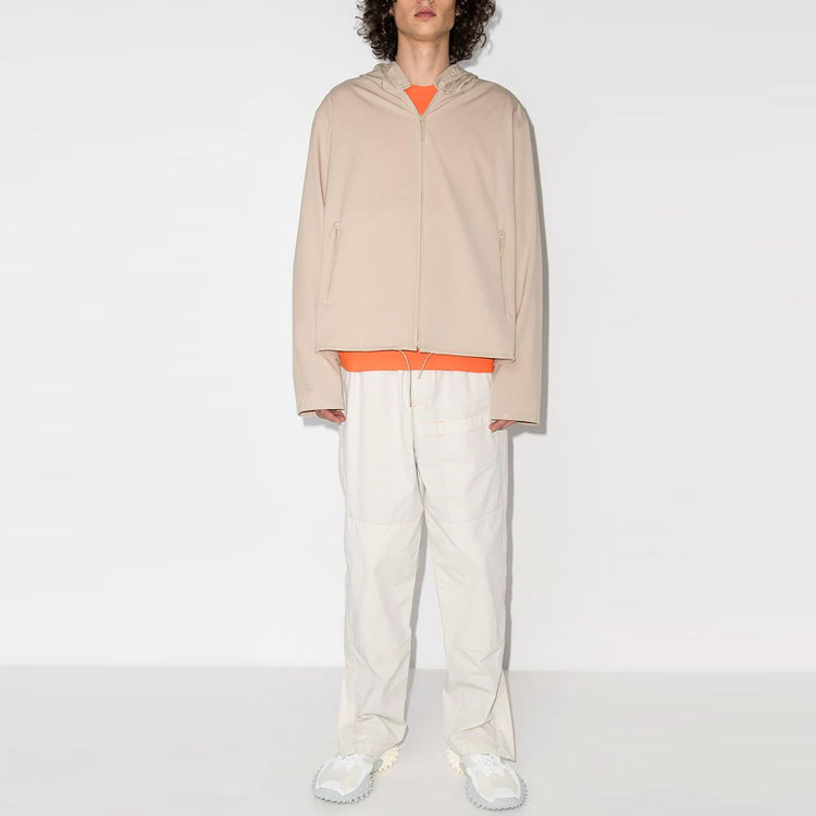 Y-3 FW21 Khaki Logo Zip-Up Drawstring Jacket. GV4136 圖 3