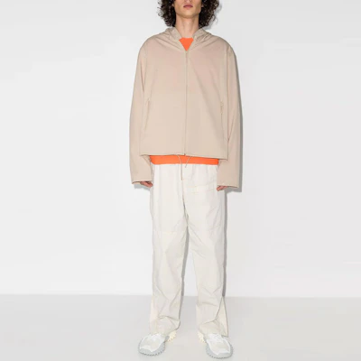 Y-3 FW21 Khaki Logo Zip-Up Drawstring Jacket. GV4136 Lookbook Y-3 FW21 Khaki Logo Zip-Up Drawstring Jacket. GV4136