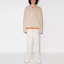 Lookbook Y-3 FW21 Khaki Logo Zip-Up Drawstring Jacket. GV4136