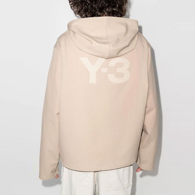 Y-3 FW21 Khaki Logo Zip-Up Drawstring Jacket. GV4136 Purchase Y-3 FW21 Khaki Logo Zip-Up Drawstring Jacket. GV4136