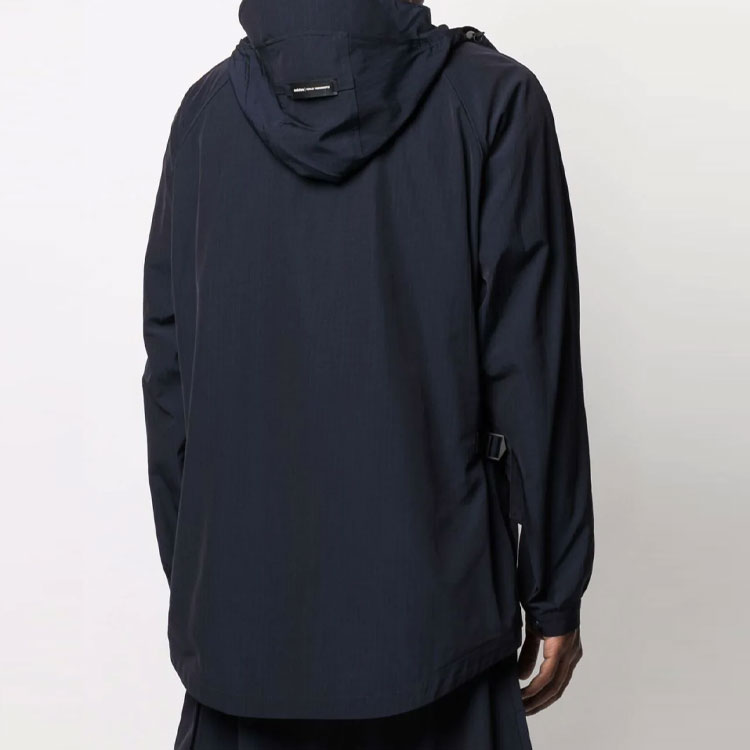 Y-3 FW21 Lightweight Grid Zip Windbreaker Navy Blue Jacket GV4232 圖 4