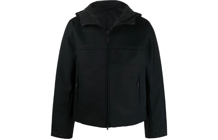Y-3 FW21 Lightweight Hooded Zip Jacket Black GV4235