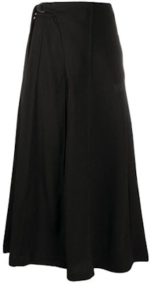Y-3 FW21 Logo Buckle Midi Skirt Black GK4471 Buy Y-3 FW21 Logo Buckle Midi Skirt Black GK4471