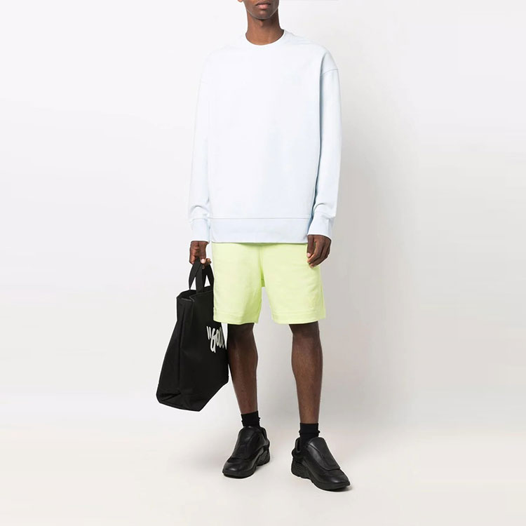 Y-3 FW21 Logo Crewneck Pullover Long Sleeve Sweatshirt Unisex White HB3458 圖 4