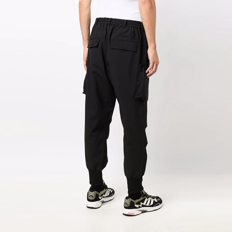 Shop Y-3 FW21 標誌低檔運動長褲 黑色 HB3425