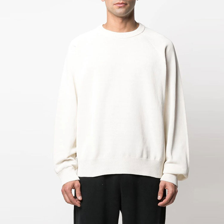 Y-3 FW21 Logo Intarsia Knit Sweatshirt White GV4215 圖 4