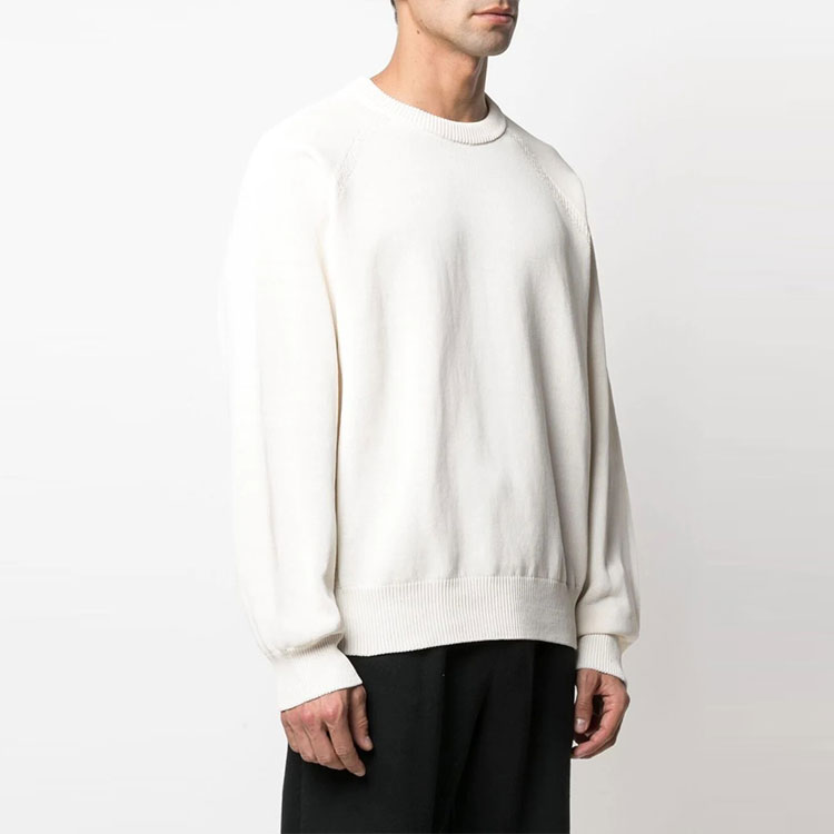Y-3 FW21 Logo Intarsia Knit Sweatshirt White GV4215 圖 5
