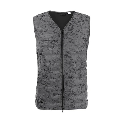 Y-3 FW21 Logo Padded Vest Grey GV4181