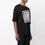 Shop Y-3 2021秋冬 ロゴプリント ルーズフィット クルーネック 半袖Tシャツ メンズ ブラック HB3330