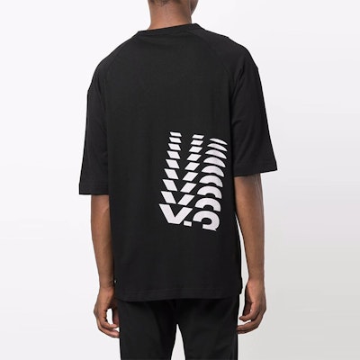 Y-3 2021秋冬 ロゴプリント ルーズフィット クルーネック 半袖Tシャツ メンズ ブラック HB3330 Purchase Y-3 2021秋冬 ロゴプリント ルーズフィット クルーネック 半袖Tシャツ メンズ ブラック HB3330