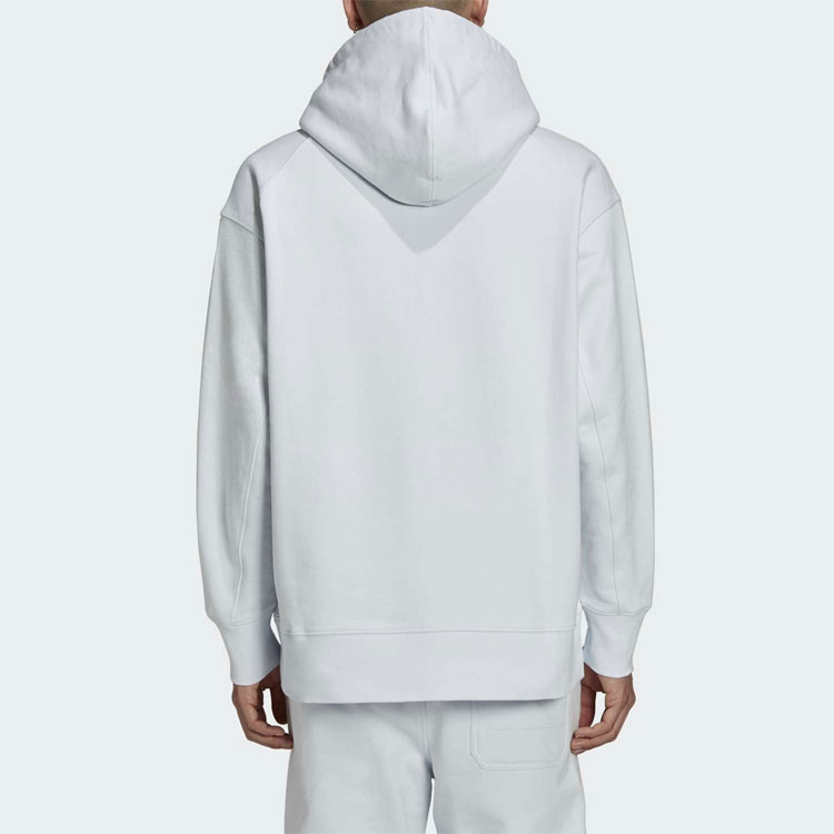 Shop Y-3 FW21 Logo Pullover Hoodie Light Blue HB3448