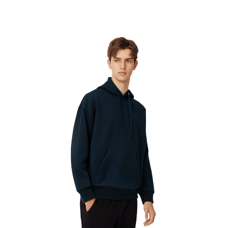 Y-3 FW21 Logo Pullover Hoodie Navy Fashion Sweatshirt. GV4200 圖 11
