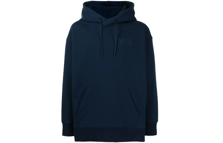 Y-3 FW21 Logo Pullover Hoodie Navy Fashion Sweatshirt. GV4200 圖 2