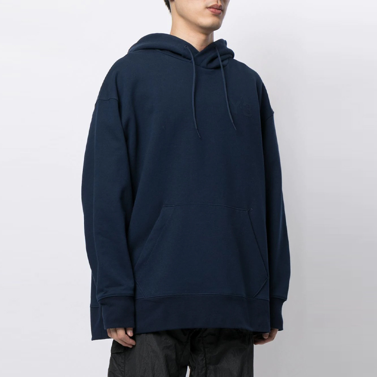 Y-3 FW21 Logo Pullover Hoodie Navy Fashion Sweatshirt. GV4200 圖 5