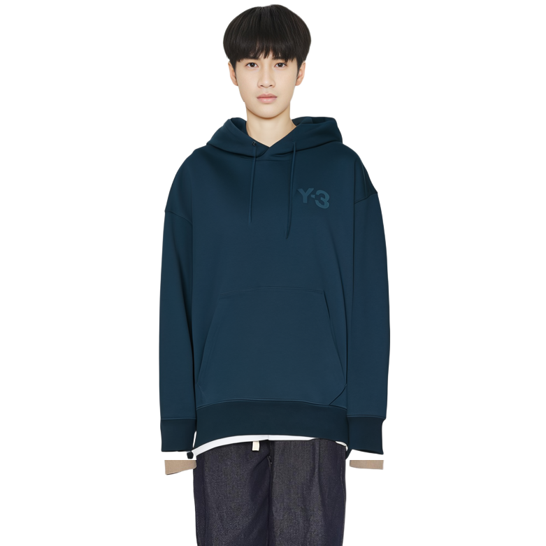 Y-3 FW21 Logo Pullover Hoodie Navy Fashion Sweatshirt. GV4200 圖 6