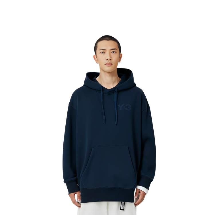 Y-3 FW21 Logo Pullover Hoodie Navy Fashion Sweatshirt. GV4200 圖 10