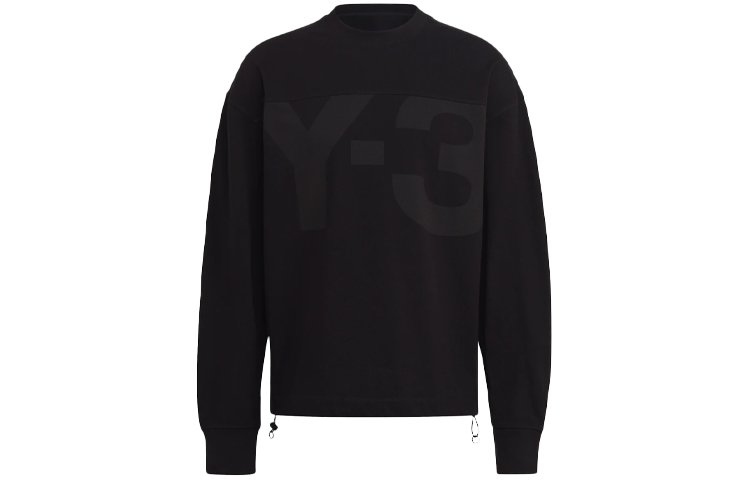 Y-3 FW21 Logo Pullover Sweatshirt Black. GV4208