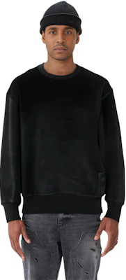 Y-3 FW21 Logo 絨布圓領套頭衫 男女適用 黑色 HB3339 Sizing Y-3 FW21 Logo 絨布圓領套頭衫 男女適用 黑色 HB3339