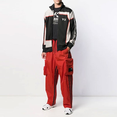 Y-3 FW21 Orange Solid Color Loose Fit Sweatpants FJ0379 Lookbook Y-3 FW21 Orange Solid Color Loose Fit Sweatpants FJ0379