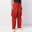 Shop Y-3 FW21 Orange Solid Color Loose Fit Sweatpants FJ0379