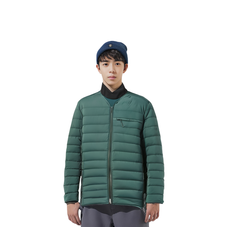 Y-3 FW21 Quilted Down Jacket with Back Logo Green Men GK4578 圖 7