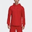 Lookbook Y-3 FW21 Hoodie Merah dengan Saku Depan & Resleting. GV4173