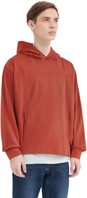 Y-3 FW21 Hoodie Merah dengan Saku Depan & Resleting. GV4173 Cheap Y-3 FW21 Hoodie Merah dengan Saku Depan & Resleting. GV4173