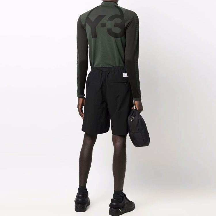 Shop Y-3 FW21 Slim Fit Sweatshirt Jacket with Back Logo Zipper - Grey HB3424