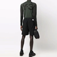 Shop Y-3 FW21 修身背面 Logo 拉鍊運動外套 - 灰色 HB3424