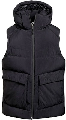 Y-3 FW21 Rompi Tanpa Lengan Berwarna Solid dengan Hoodie Puffer HA5557,ht2303 Lookbook Y-3 FW21 Rompi Tanpa Lengan Berwarna Solid dengan Hoodie Puffer HA5557,ht2303