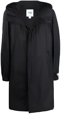 Y-3 FW21 Solid Color Long Hooded Coat Black HG6068 Buy Y-3 FW21 Solid Color Long Hooded Coat Black HG6068