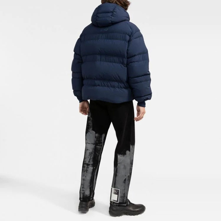 Y-3 FW21 Solid Color Puffer Down Jacket Winter Blue HB6338 圖 4