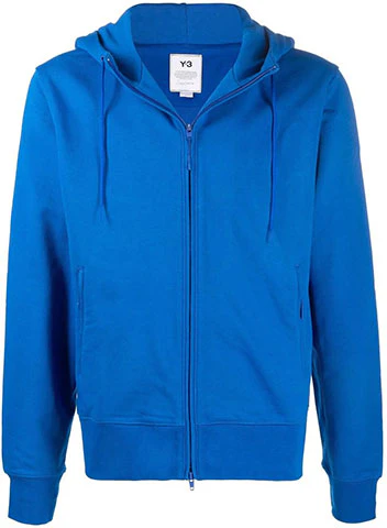 y-3-fw-21-solid-color-zip-cotton-hoodie-jacket-blue-hb-6313