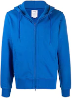 Y-3 FW21 Solid Color Zip Cotton Hoodie Jacket Blue HB6313 Y-3 FW21 Solid Color Zip Cotton Hoodie Jacket Blue HB6313