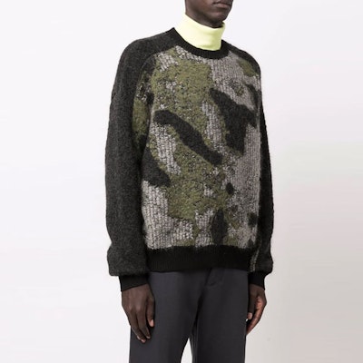 Y-3 FW21 黑色纹理针织圆领套头毛衣 男女款式。 HB3331 Details for Y-3 FW21 黑色纹理针织圆领套头毛衣 男女款式。 HB3331