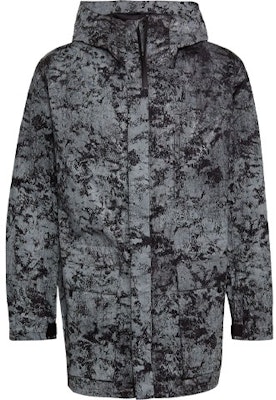 Y-3 FW21 텍스처 반사 하이넥 롱 재킷 코트 그레이 남성 의류. GV4171 Order Y-3 FW21 텍스처 반사 하이넥 롱 재킷 코트 그레이 남성 의류. GV4171