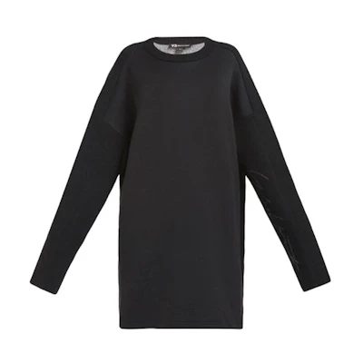 Y-3 FW21 Unisex Casual Crewneck Long Sweatshirt Black DP0499