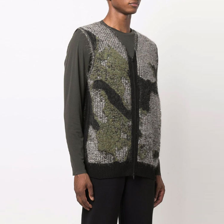 Shop Y-3 FW21 灰色拉鍊背心 HB3333