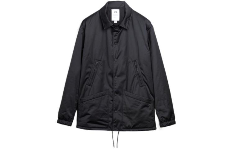Y-3 FW22  Black Multi-Pocket Collar Jacket. HN4323