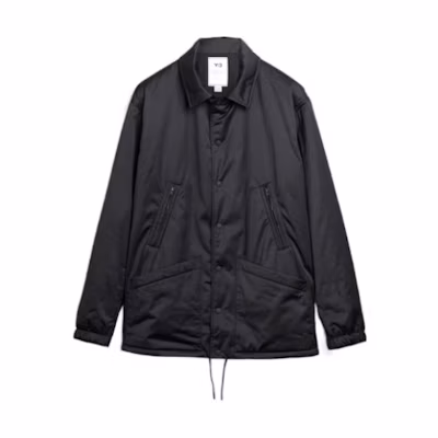 Y-3 FW22 Black Multi-Pocket Collar Jacket. HN4323