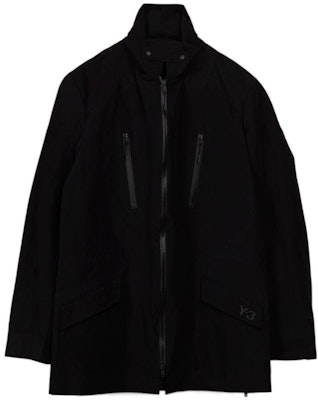 Y-3 FW22 Black Solid Casual Side-Zip Jacket HT4504 Buy Y-3 FW22 Black Solid Casual Side-Zip Jacket HT4504