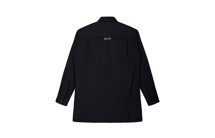 Y-3 FW22  Black Solid Zip-Up Collared Long-Sleeve Jacket HN4326 圖 3
