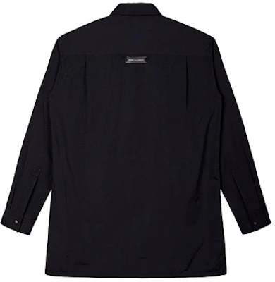 Y-3 FW22 Jaket Hitam Zip-Up Lengan Panjang Berleher Kolar HN4326 Lookbook Y-3 FW22 Jaket Hitam Zip-Up Lengan Panjang Berleher Kolar HN4326
