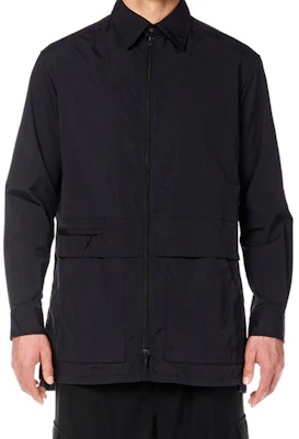 Y-3 FW22 Jaket Hitam Zip-Up Lengan Panjang Berleher Kolar HN4326 Shop Y-3 FW22 Jaket Hitam Zip-Up Lengan Panjang Berleher Kolar HN4326
