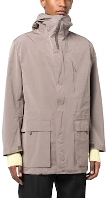 Y-3 FW22 Brown Solid Color Utility Pocket Parka Jacket. HT4490 Purchase Y-3 FW22 Brown Solid Color Utility Pocket Parka Jacket. HT4490