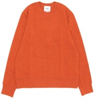 Y-3 FW22 Crewneck Sweatshirt Solid Color Back Logo Fox Red. HT2294 Y-3 FW22 Crewneck Sweatshirt Solid Color Back Logo Fox Red. HT2294