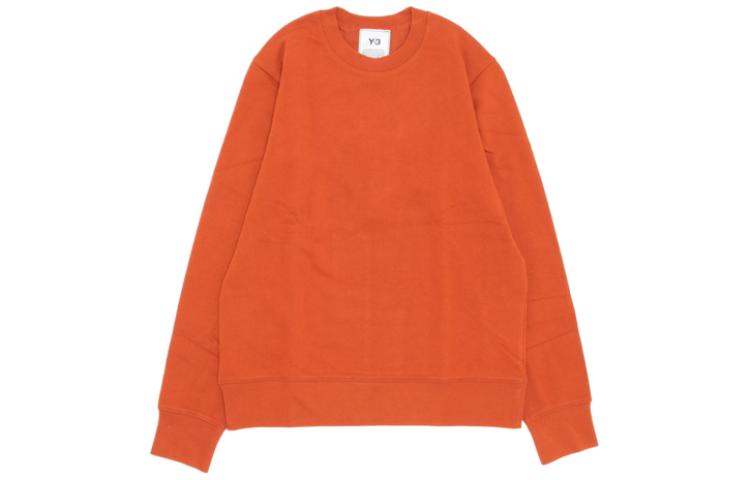 Order Y-3 FW22  Crewneck Sweatshirt Solid Color Back Logo Fox Red. HT2294