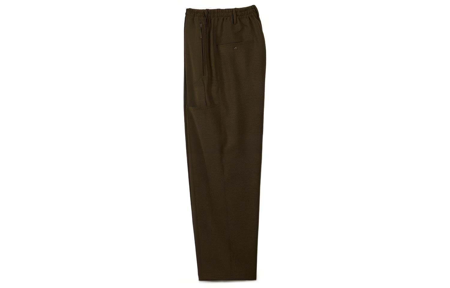 Order Y-3 FW22  Olive Green Long Casual Pants with Zip Pockets. HT2301