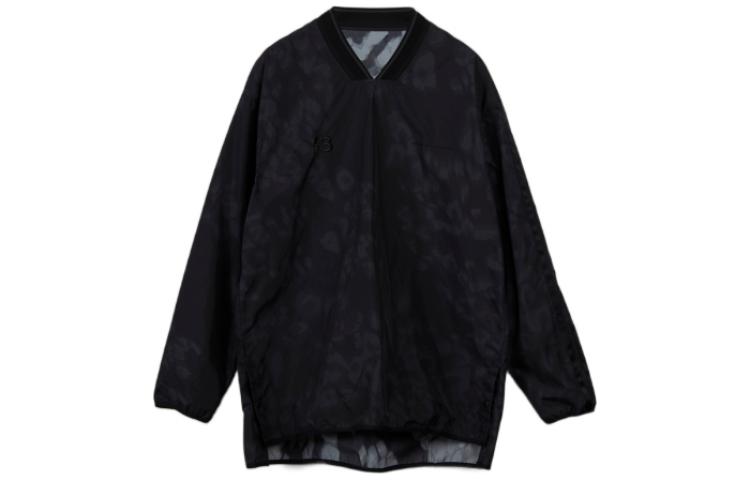 Order Y-3 FW22  V-Neck Pullover Long Sleeve Tee Black with Logo Embroidery. HN1978